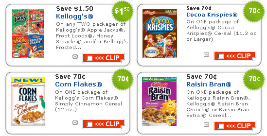Reminder Kellogg s Cereal Printable Coupons