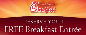 Chick-Fil-A Free Breakfast
